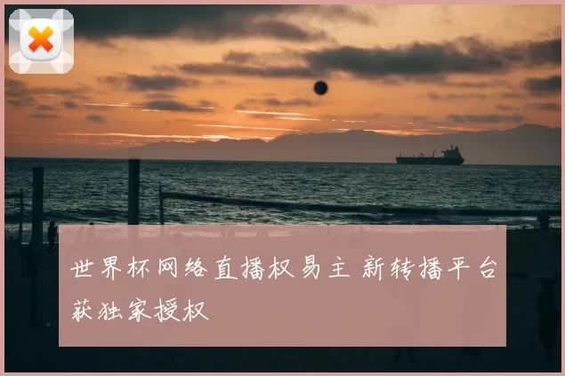 世界杯网络直播权易主 新转播平台获独家授权