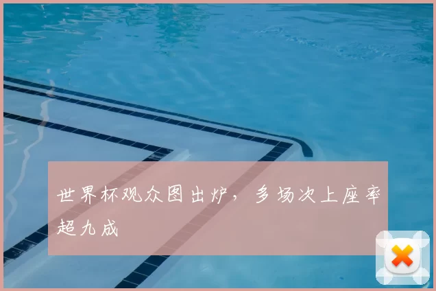世界杯观众图出炉，多场次上座率超九成