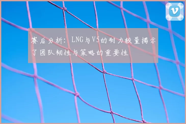 赛后分析：LNG与V5的耐力较量揭示了团队韧性与策略的重要性